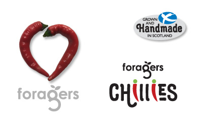 Foragers Foods branding